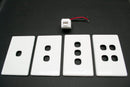 Sockets HEM USB 5VDC 2.4 Amp 1-4 Gang