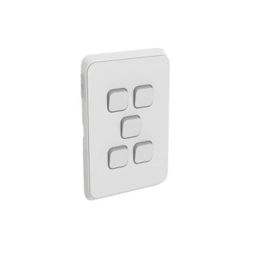 385C Switch Skin 5 Gang-Switchgear-Eurotech NZ