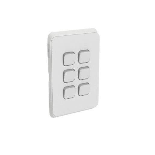 386C Switch Skin 6 Gang-Switchgear-Eurotech NZ