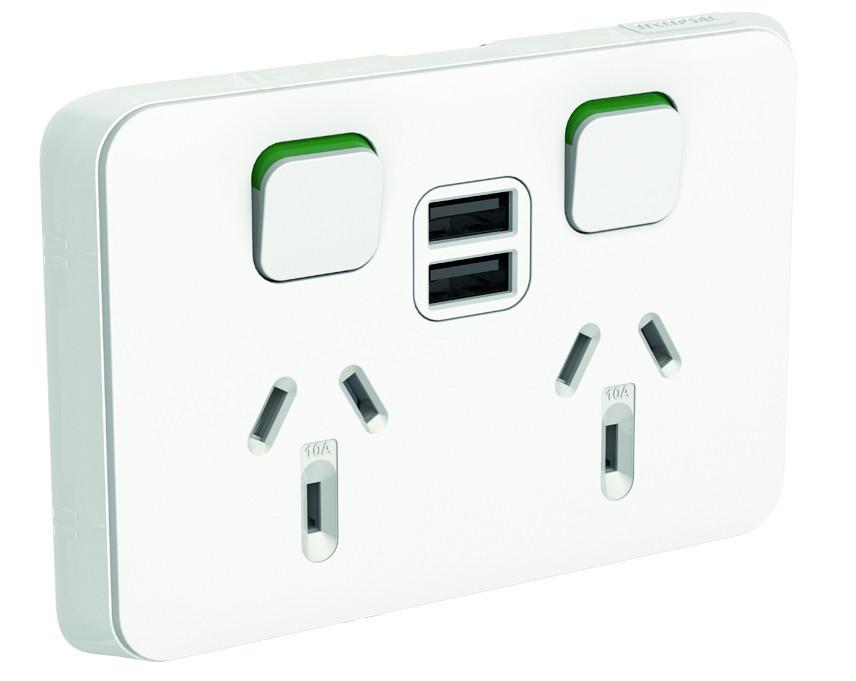 395USB Double USB Power Point | Eurotech NZ