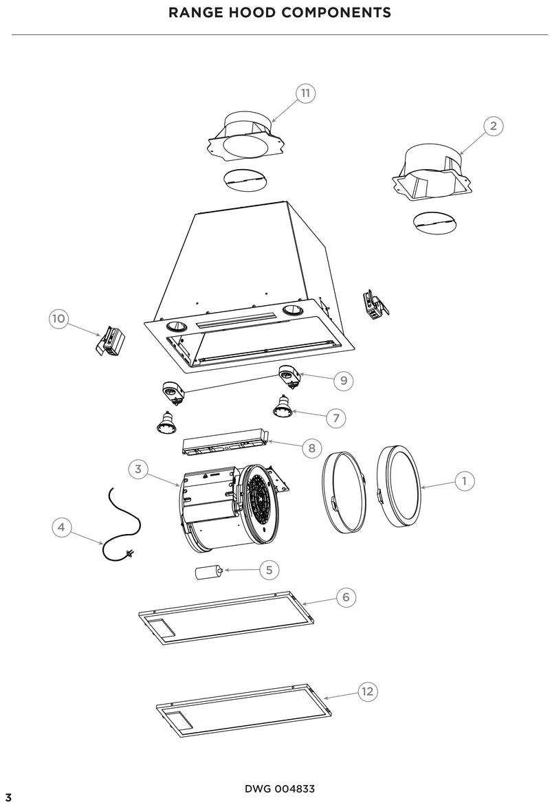 Motor Group Haier F&P Rangehood Assembly HP60ICSX3