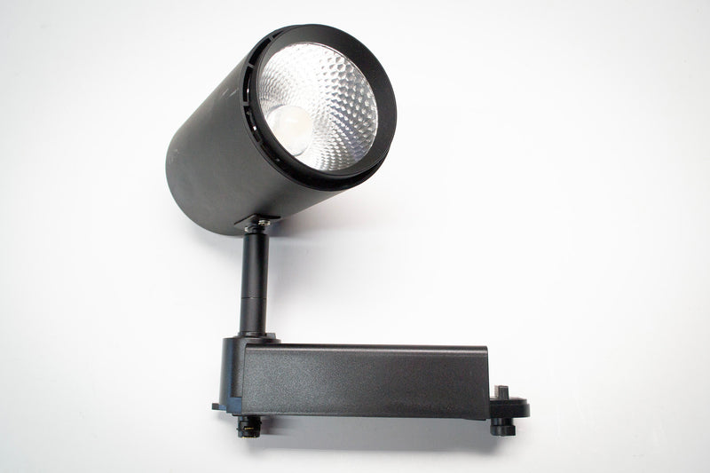 LED Track Light Fitting COB Black 5K 30 Watt