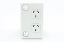 Double Vertical Power Point 10 Amp Double Pole