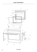 Outer Door Glass F&P Elba Oven Door OR61 Used