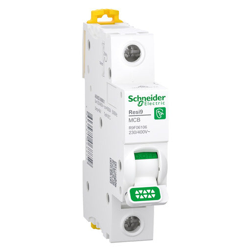 MCB Schneider 6-40 Amp 1P Resi9-Eurotech NZ