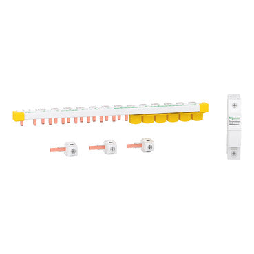 Busbar Schneider Resi9 15M with Neutral Terminal-Eurotech NZ