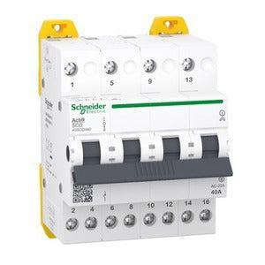Changeover Schneider 40 Amp 4 Pole Acti9-Eurotech NZ