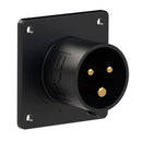 Inlet PCE 16 Amp Recessed IP44 Black