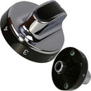 Knob Belling Hotplate Control Black/Chrome
