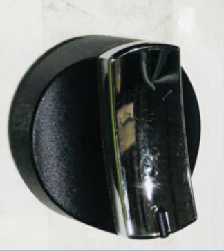 Knob Belling Oven Black/Chrome Curved-Eurotech NZ