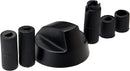 Knob Kit Oven Stove Cooktop Universal Black