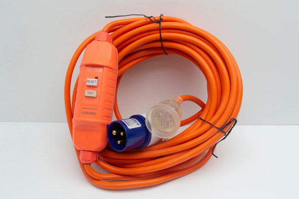 Lead Goldair Camping 15m Tested & Tagged-Cable-Eurotech NZ