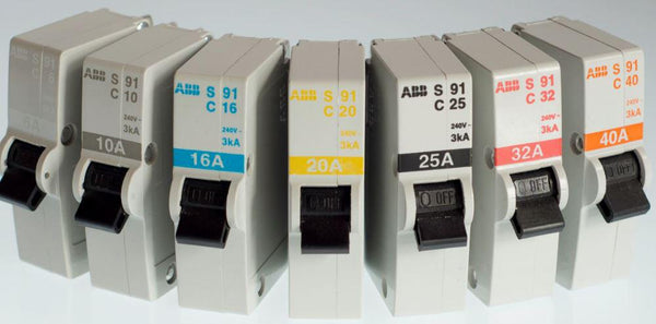 MCB ABB S91 Plug-in Circuit Breaker-Switchboard-Eurotech NZ