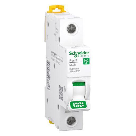 MCB Schneider 6-40 Amp 1P Resi9-Eurotech NZ