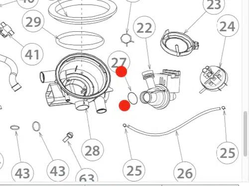 O Ring Haier Washing Machine Drain Pump-Eurotech NZ