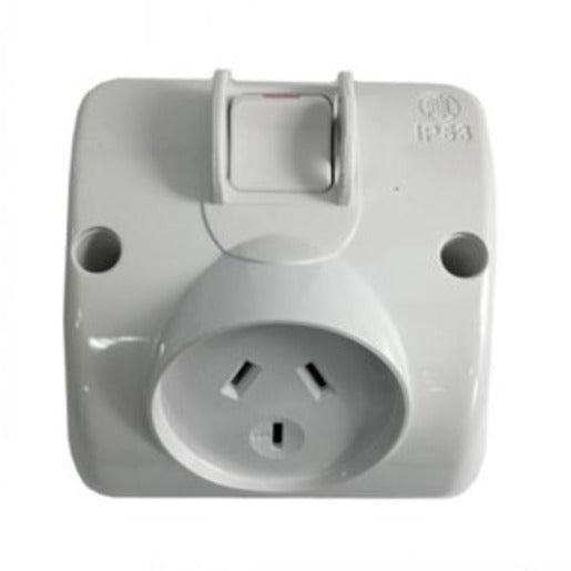 Power Point PDL Single 15 Amp Weatherproof IP53 - Eurotech NZ