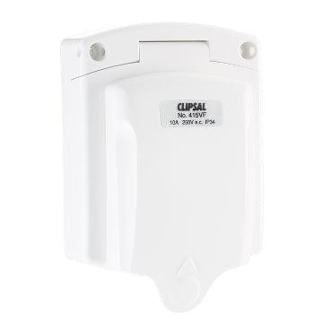 Socket Clipsal 10 Amp Auto-Switched Recessed IP34-Switchgear-Eurotech NZ