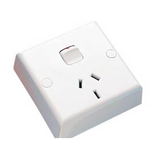 Socket HPM 10 Amp Surface-Eurotech NZ