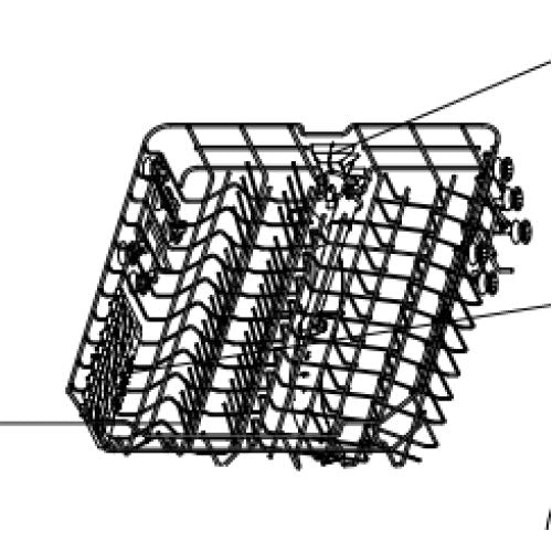 Upper Basket Assembly Everdure Dishwasher-Eurotech NZ